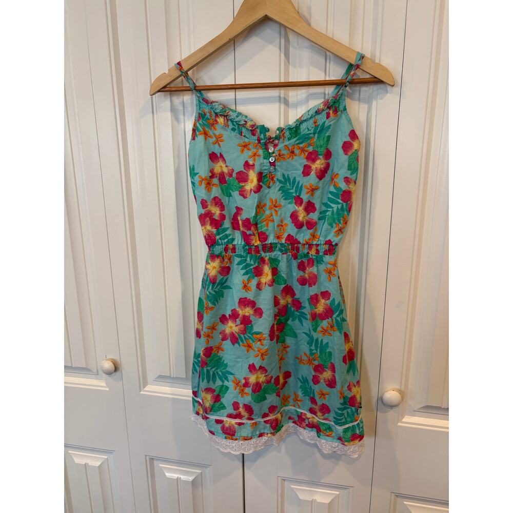 Tommy Girl Blue Floral Dress Girls Size XS